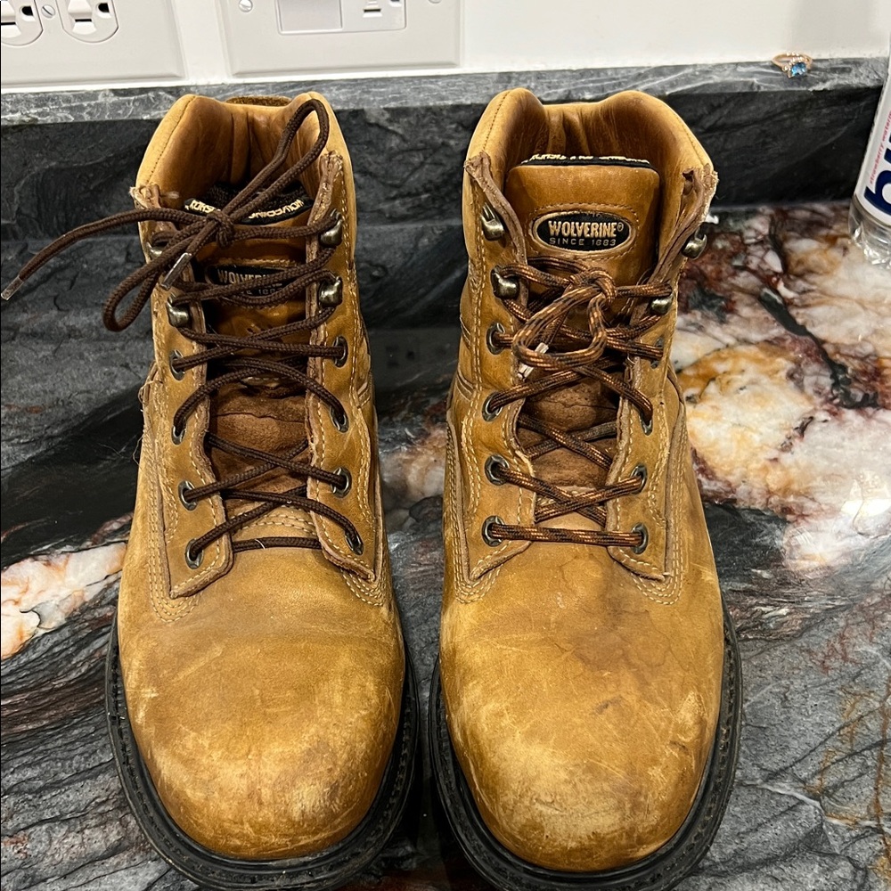 Wolverine Men's Tan Leather Boots